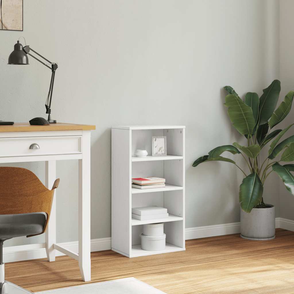 Armoire latérale ODDA blanc 40x24x79 cm bois massif pin - XIOS