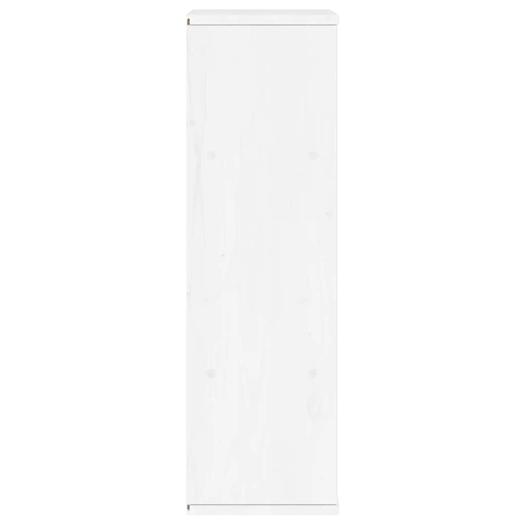 Armoire latérale ODDA blanc 40x24x79 cm bois massif pin - XIOS