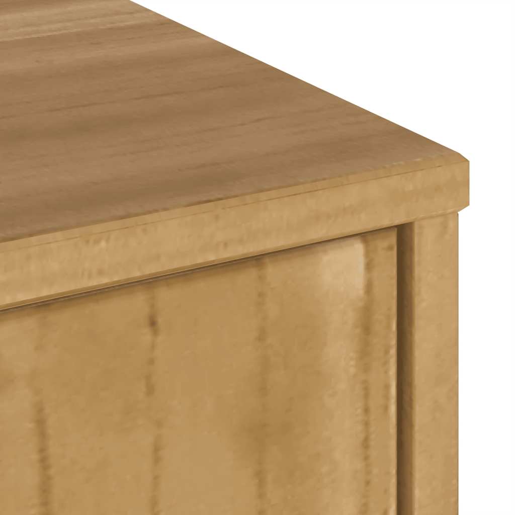 Meuble TV avec tiroir ODDA 79x24x40 cm bois massif pin - XIOS