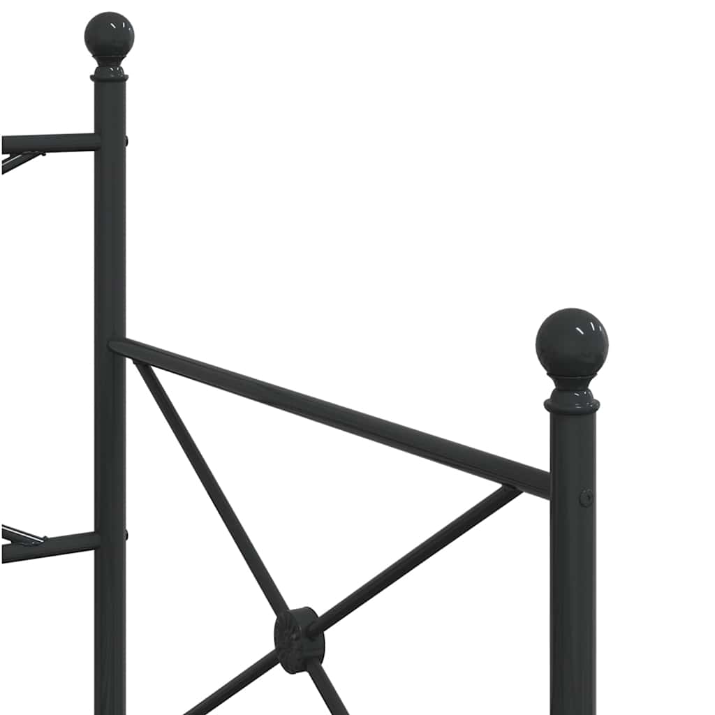Lit de jour avec gigogne sans matelas noir 75x190 cm - XIOS