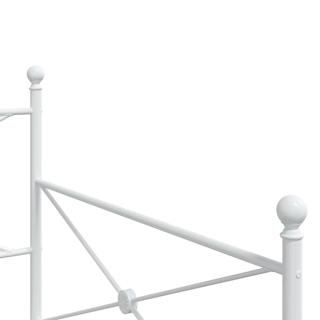 Lit de repos sans matelas blanc 100x200 cm acier - XIOS