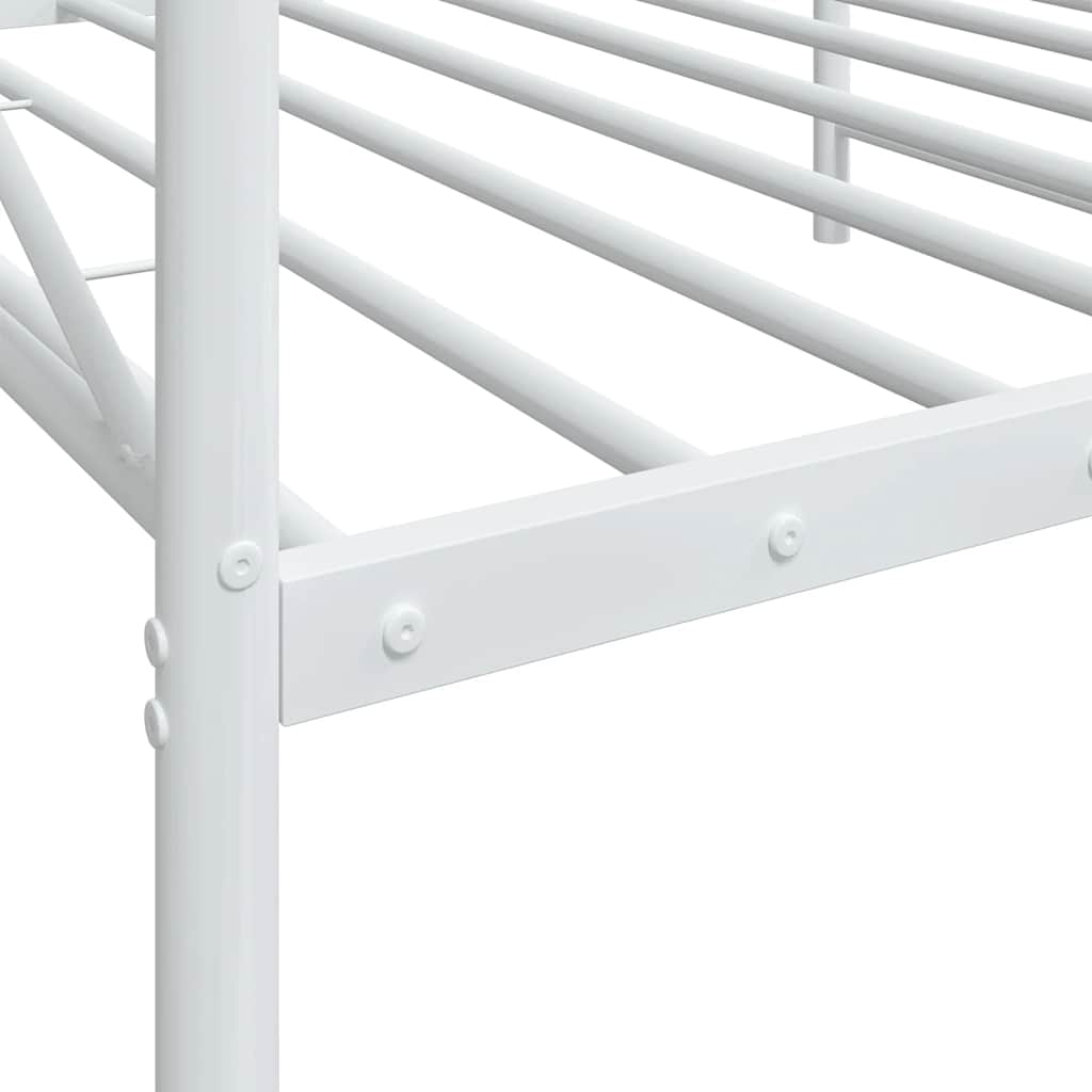 Lit de repos sans matelas blanc 100x200 cm acier - XIOS