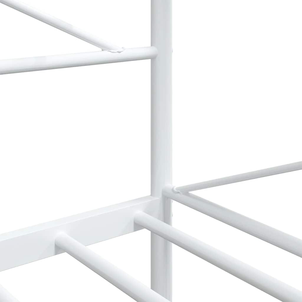 Lit de repos sans matelas blanc 100x200 cm acier - XIOS
