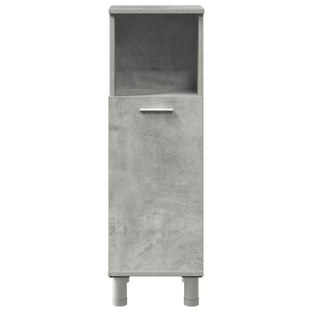 Ensemble de meubles de salle de bain 3 pcs gris béton