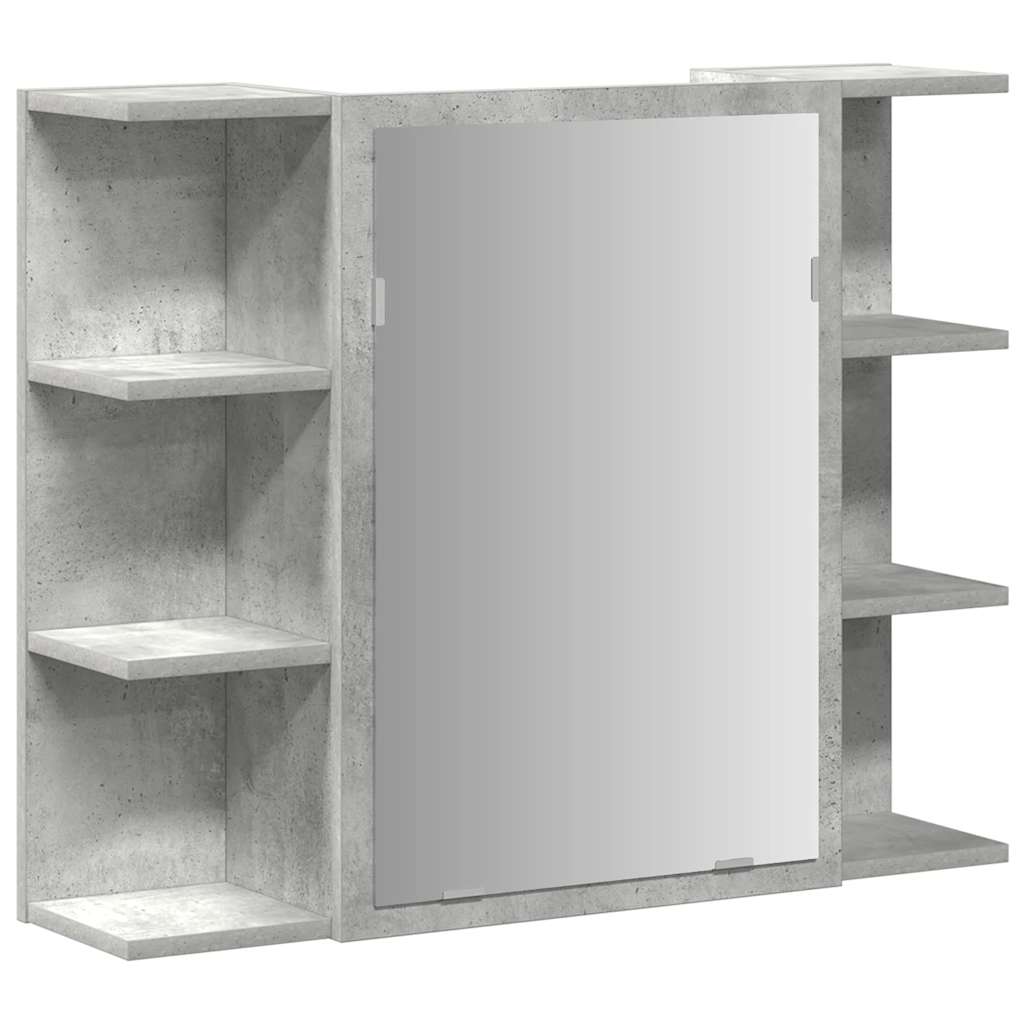 Ensemble de meubles de salle de bain 3 pcs gris béton