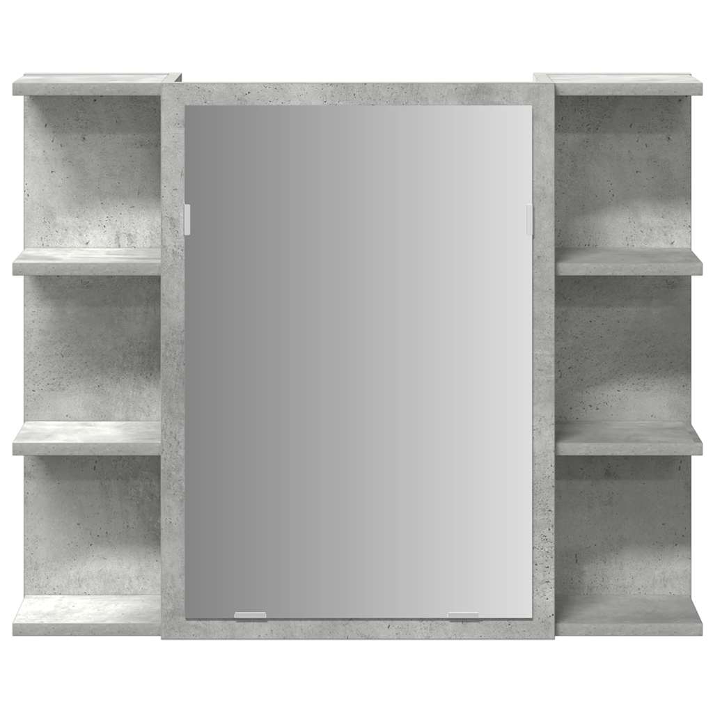 Ensemble de meubles de salle de bain 3 pcs gris béton