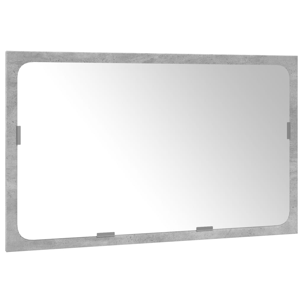 Ensemble de meubles de salle de bain 3 pcs gris béton