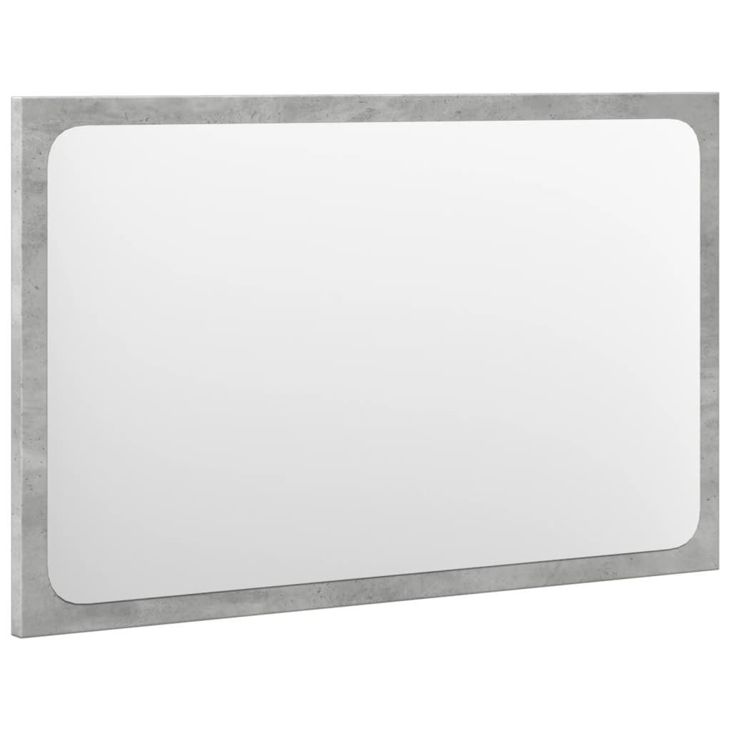 Ensemble de meubles de salle de bain 3 pcs gris béton