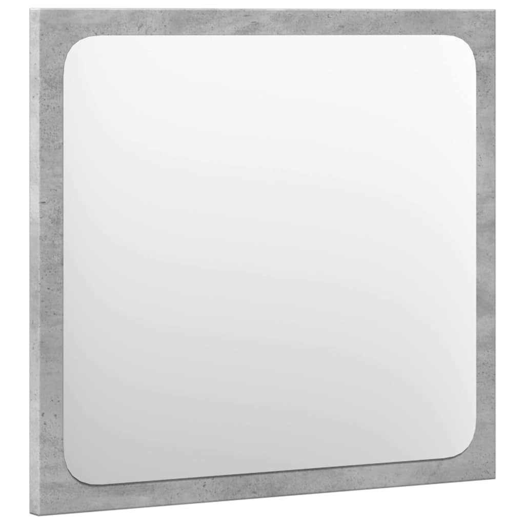Ensemble de meubles de salle de bain 4 pcs gris béton