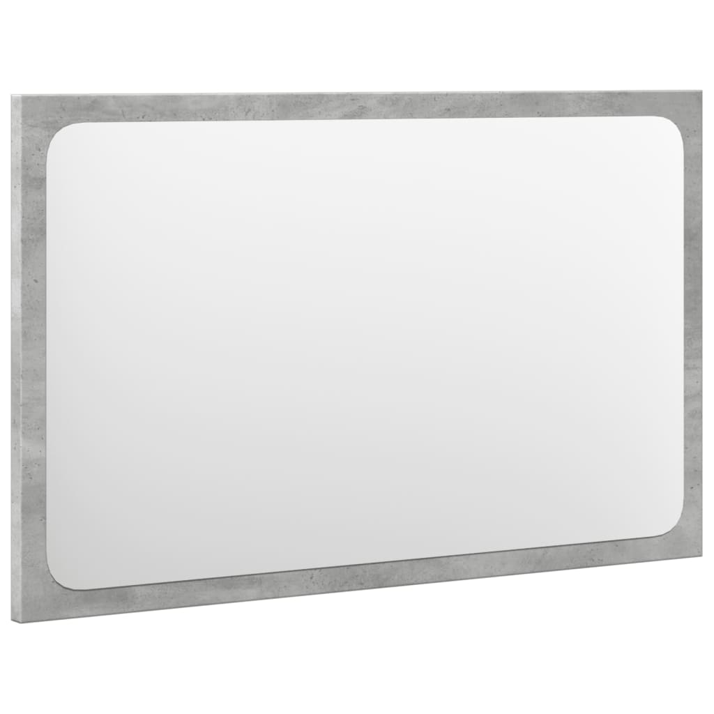 Ensemble de meubles de salle de bain 4 pcs gris béton