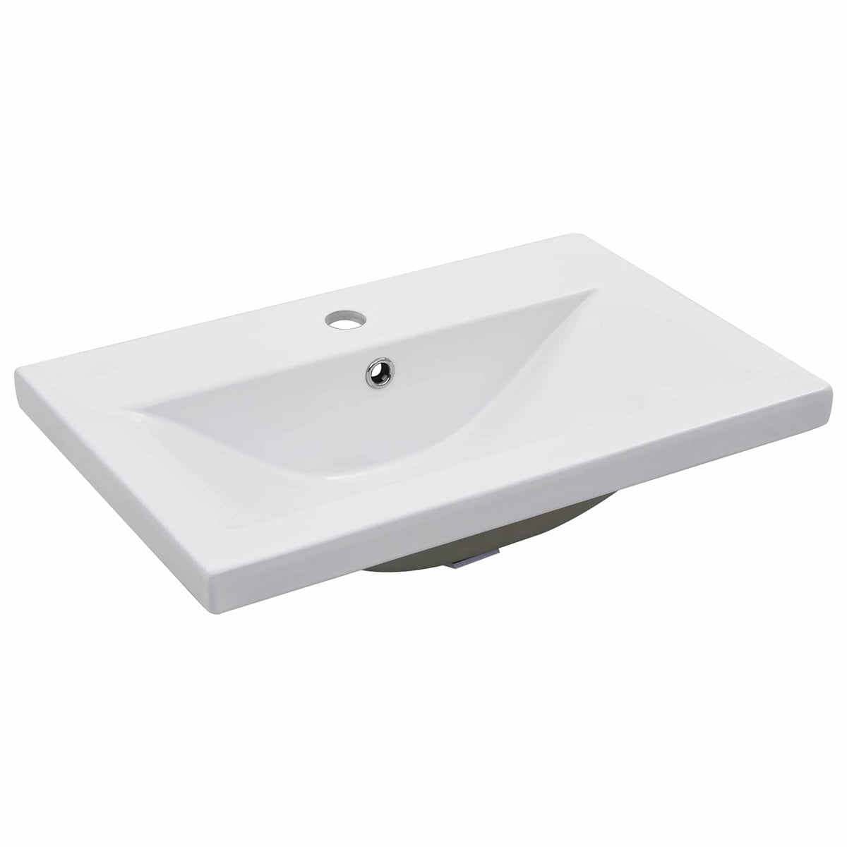 Ensemble de meubles de salle de bain 4 pcs gris béton