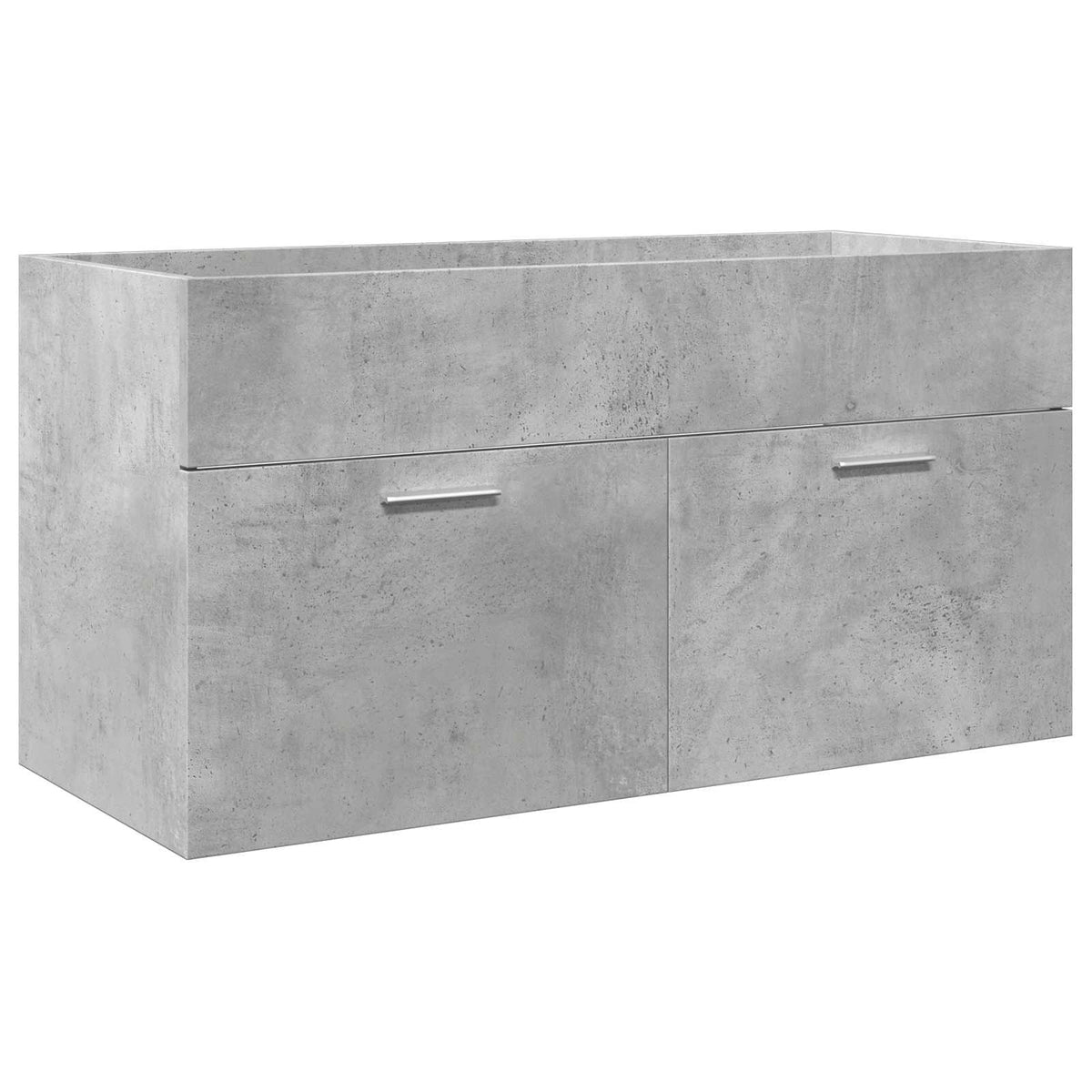 Ensemble de meubles de salle de bain 5 pcs gris béton