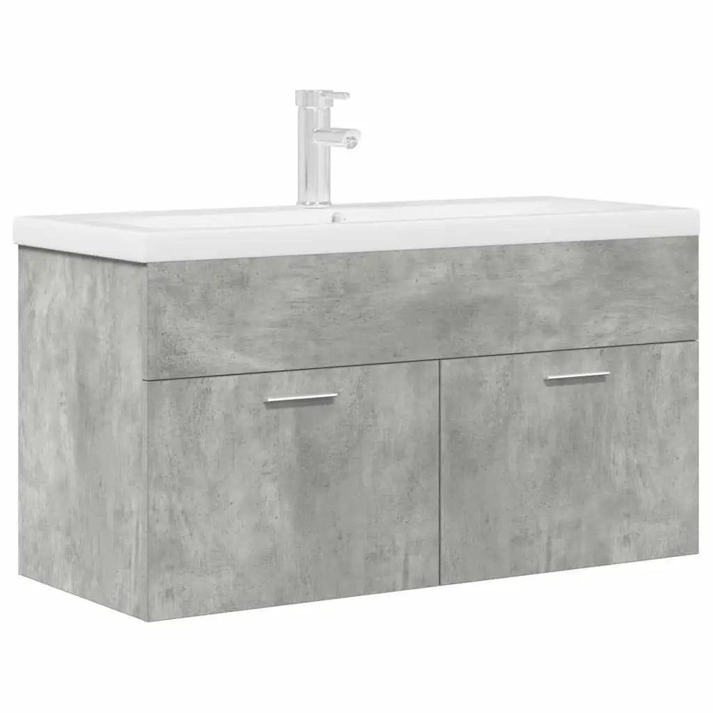 Armoire lavabo de salle de bain avec bassin intégré et robinet - XIOS