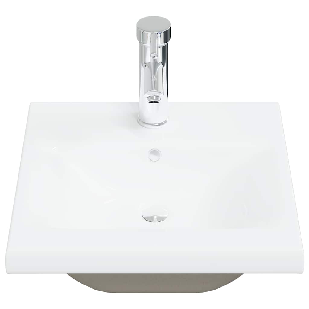 Ensemble de meubles de salle de bain 4 pcs gris béton
