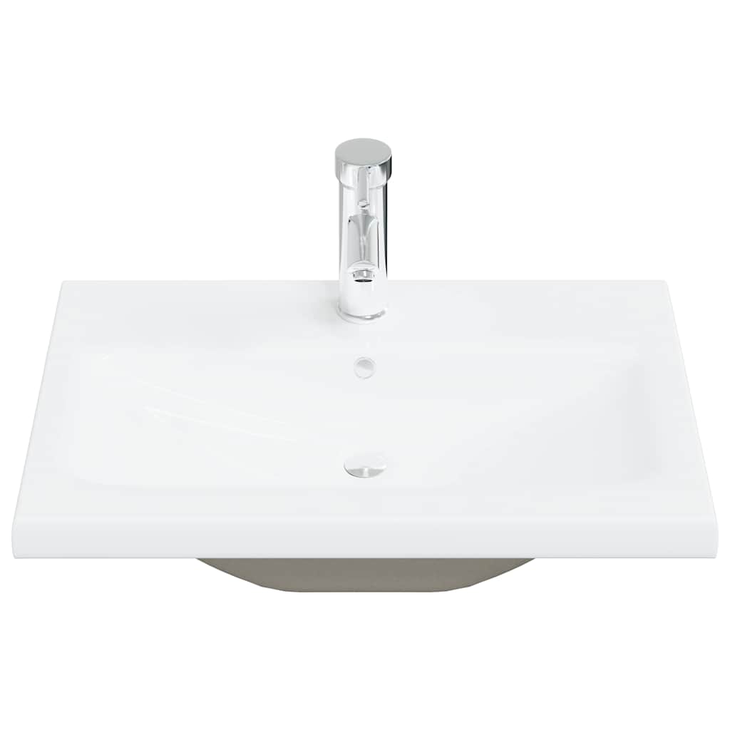 Ensemble de meubles de salle de bain 4 pcs gris béton