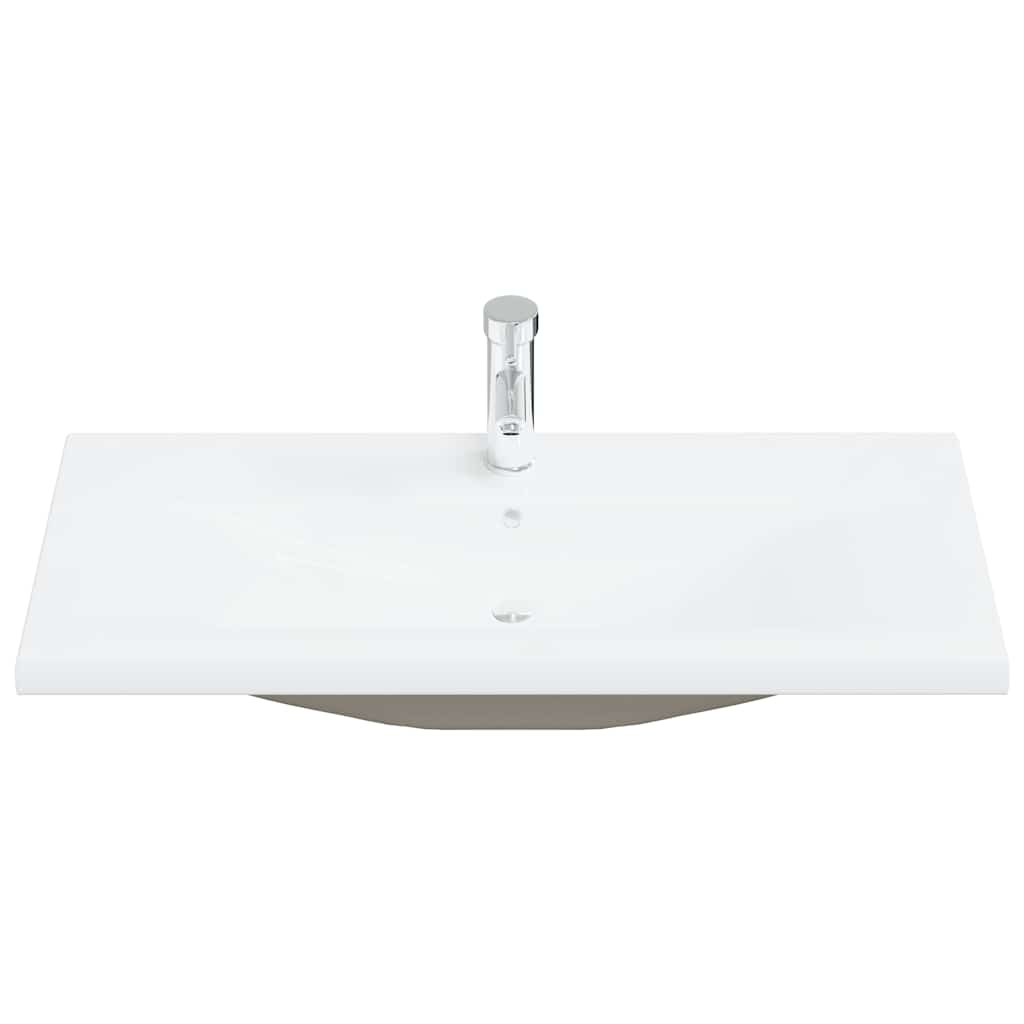 Ensemble de meubles de salle de bain 4 pcs gris béton