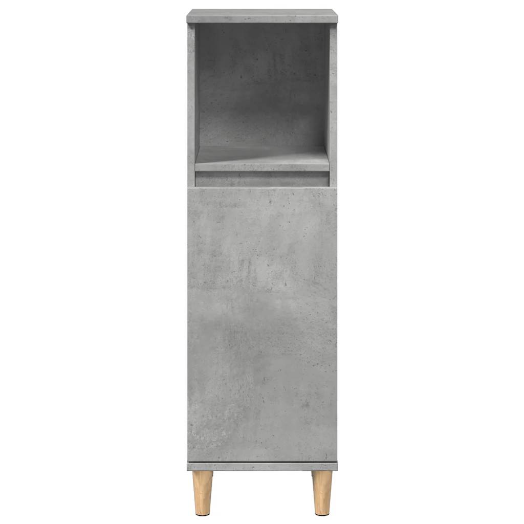 Ensemble de meubles de salle de bain 3 pcs gris béton