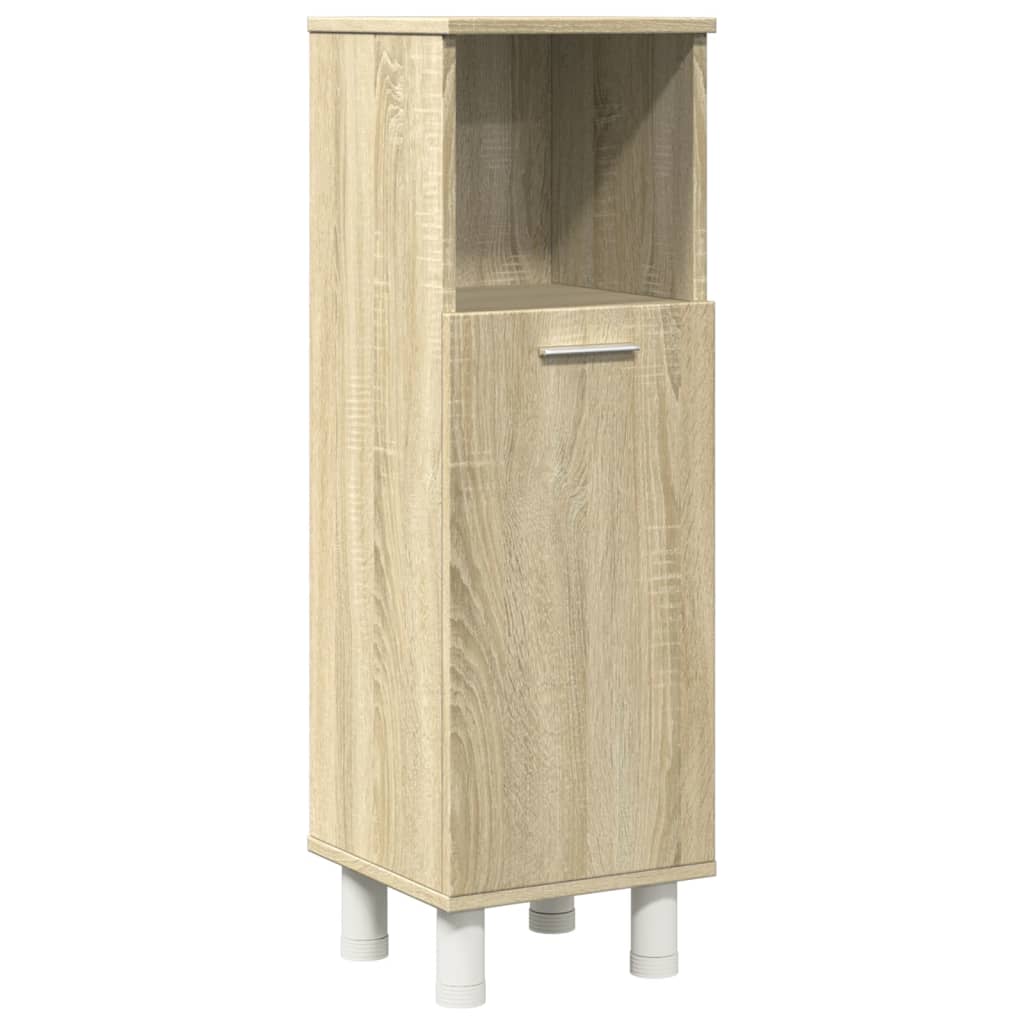 Ensemble de meubles de salle de bain 3 pcs chêne sonoma