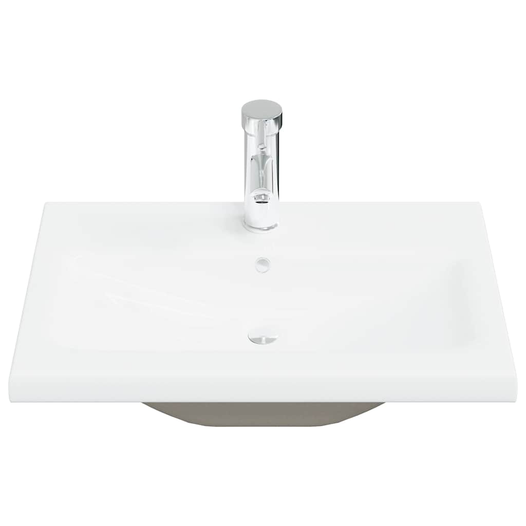 Ensemble de meubles de salle de bain 5 pcs chêne sonoma