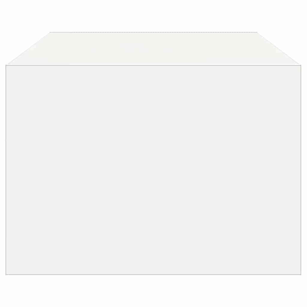 Meuble TV avec lumières LED blanc 100X35,5x25 cm - XIOS