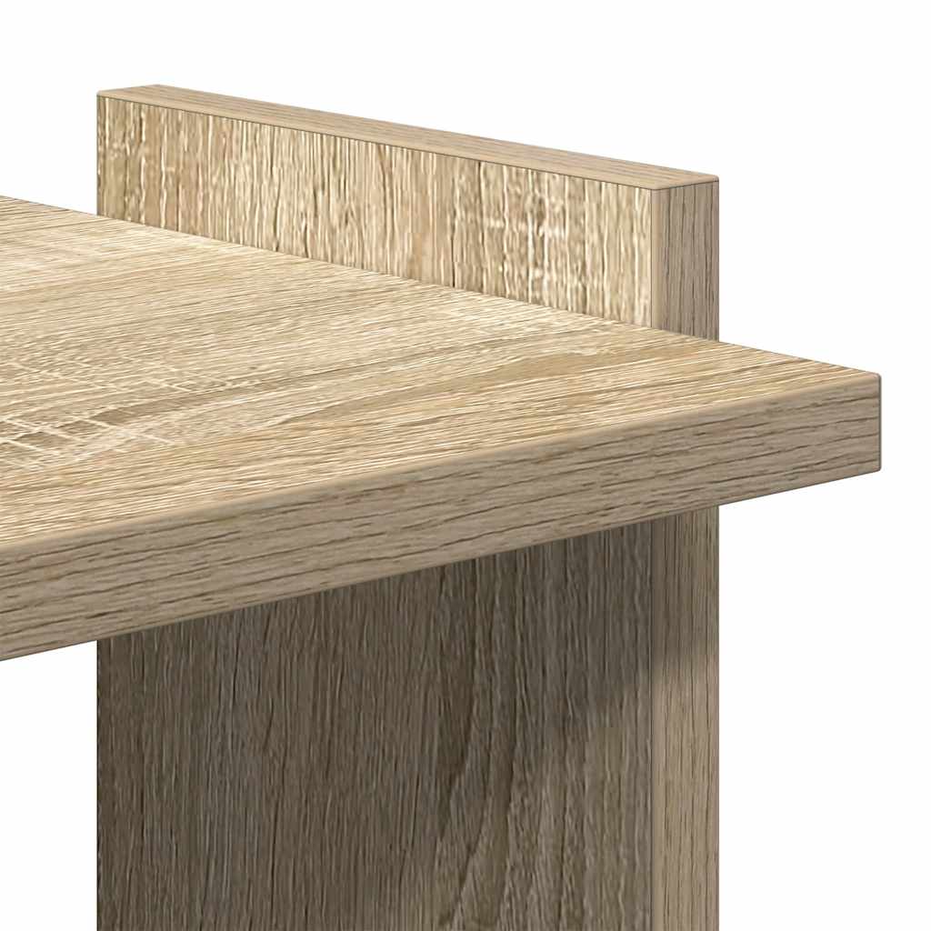 Bibliothèque à 3 niveaux chêne sonoma 60x30x120 cm - XIOS