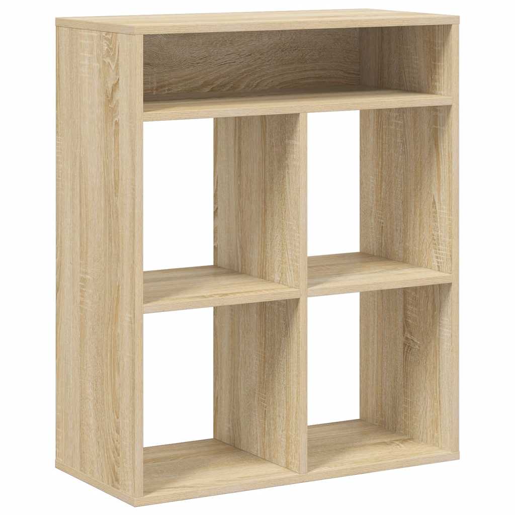 Bibliothèque chêne sonoma 66x31x80 cm bois d'ingénierie - XIOS