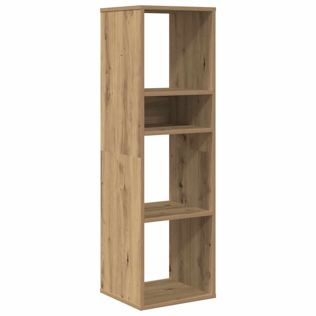Bibliothèque chêne artisanal 34x31x112 cm bois d'ingénierie - XIOS