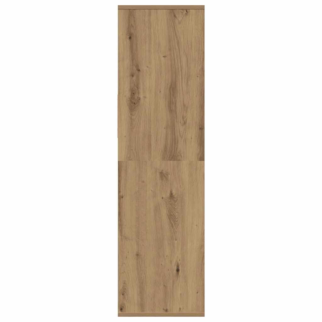 Bibliothèque chêne artisanal 34x31x112 cm bois d'ingénierie - XIOS