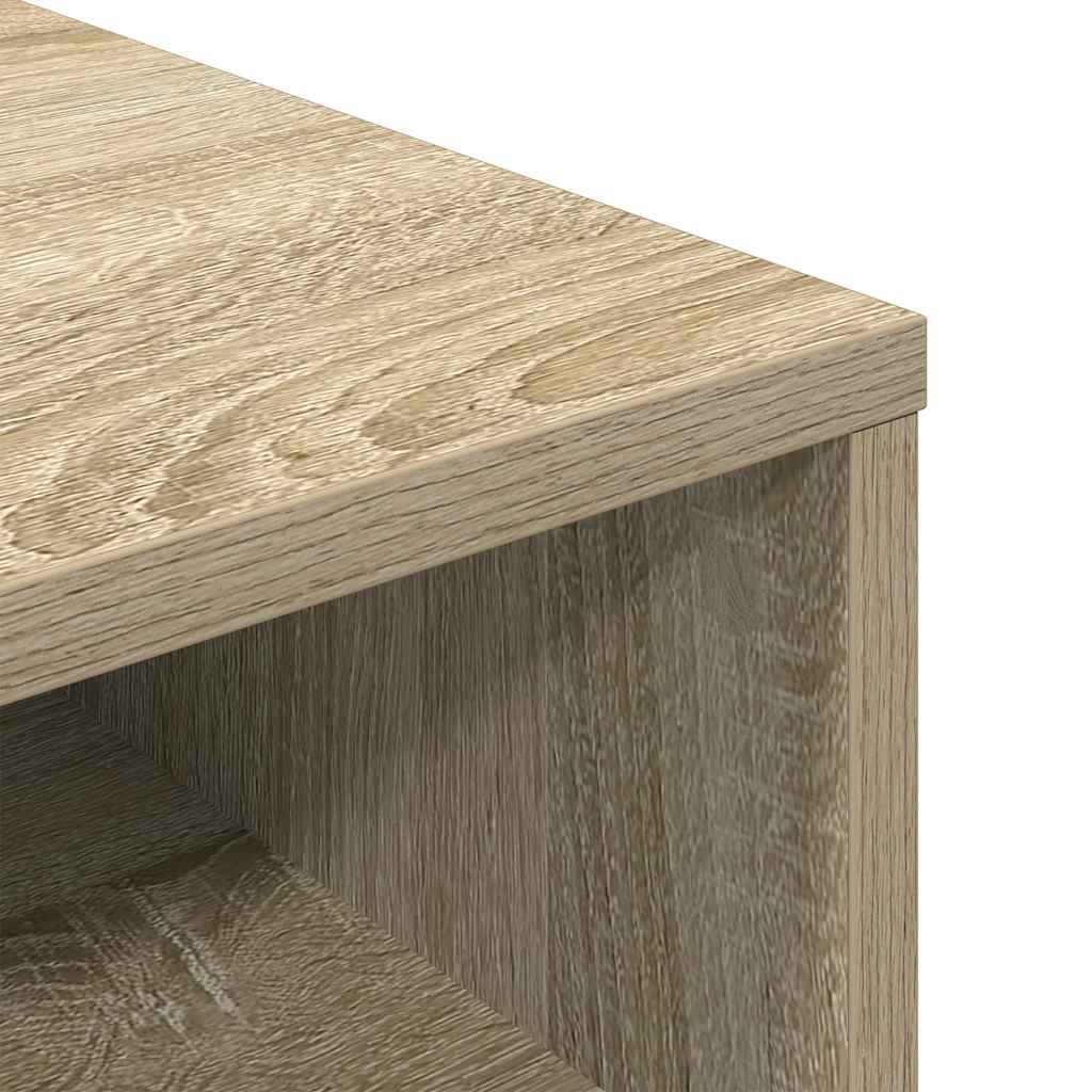 Bibliothèque chêne sonoma 34x31x80 cm bois d'ingénierie - XIOS