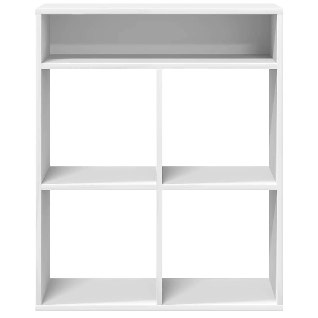 Bibliothèque blanc 66x31x80 cm bois d'ingénierie - XIOS