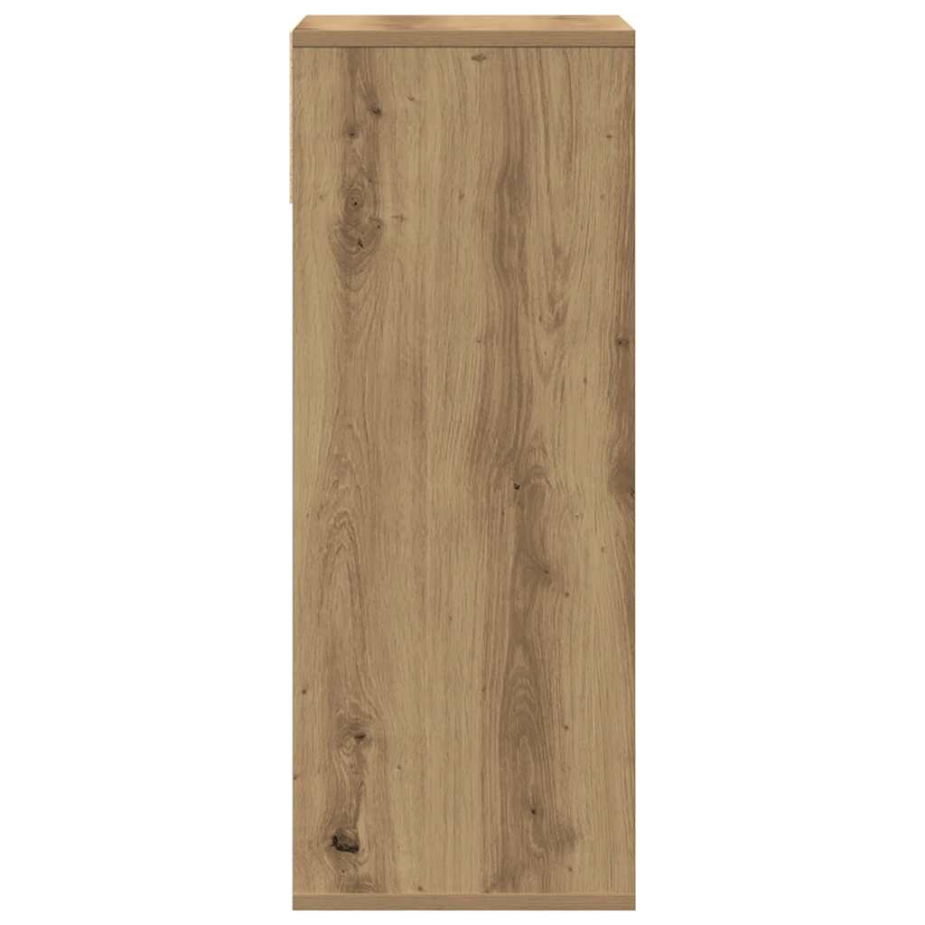 Bibliothèque chêne artisanal 34x31x80 cm bois d'ingénierie - XIOS