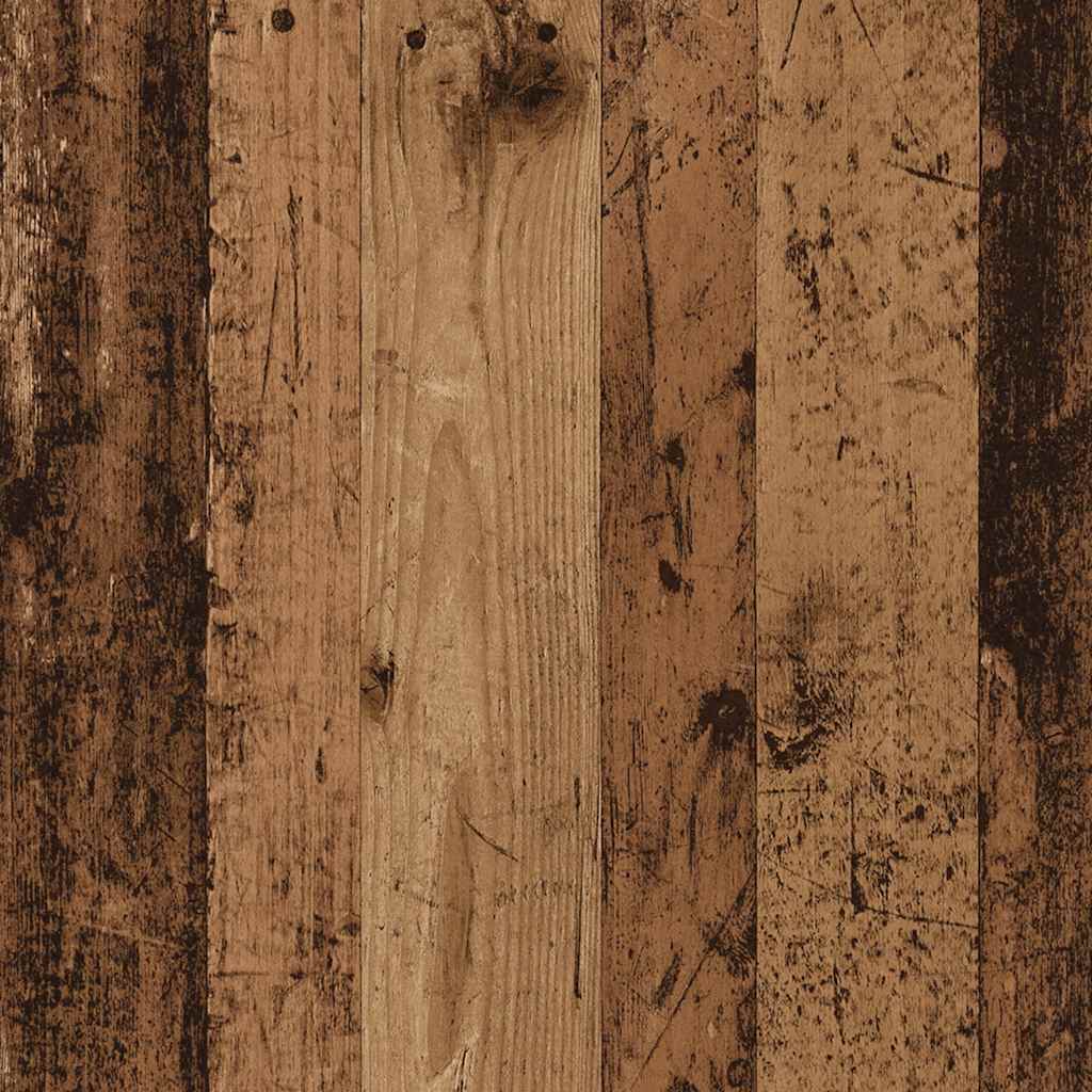 Bibliothèque vieux bois 34x31x112 cm bois d'ingénierie - XIOS