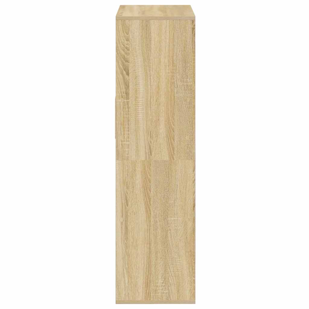 Bibliothèque chêne sonoma 66x31x112 cm bois d'ingénierie - XIOS