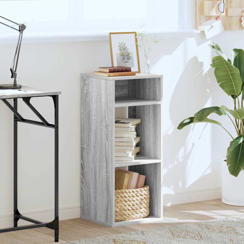 Bibliothèque sonoma gris 34x31x80 cm bois d'ingénierie - XIOS