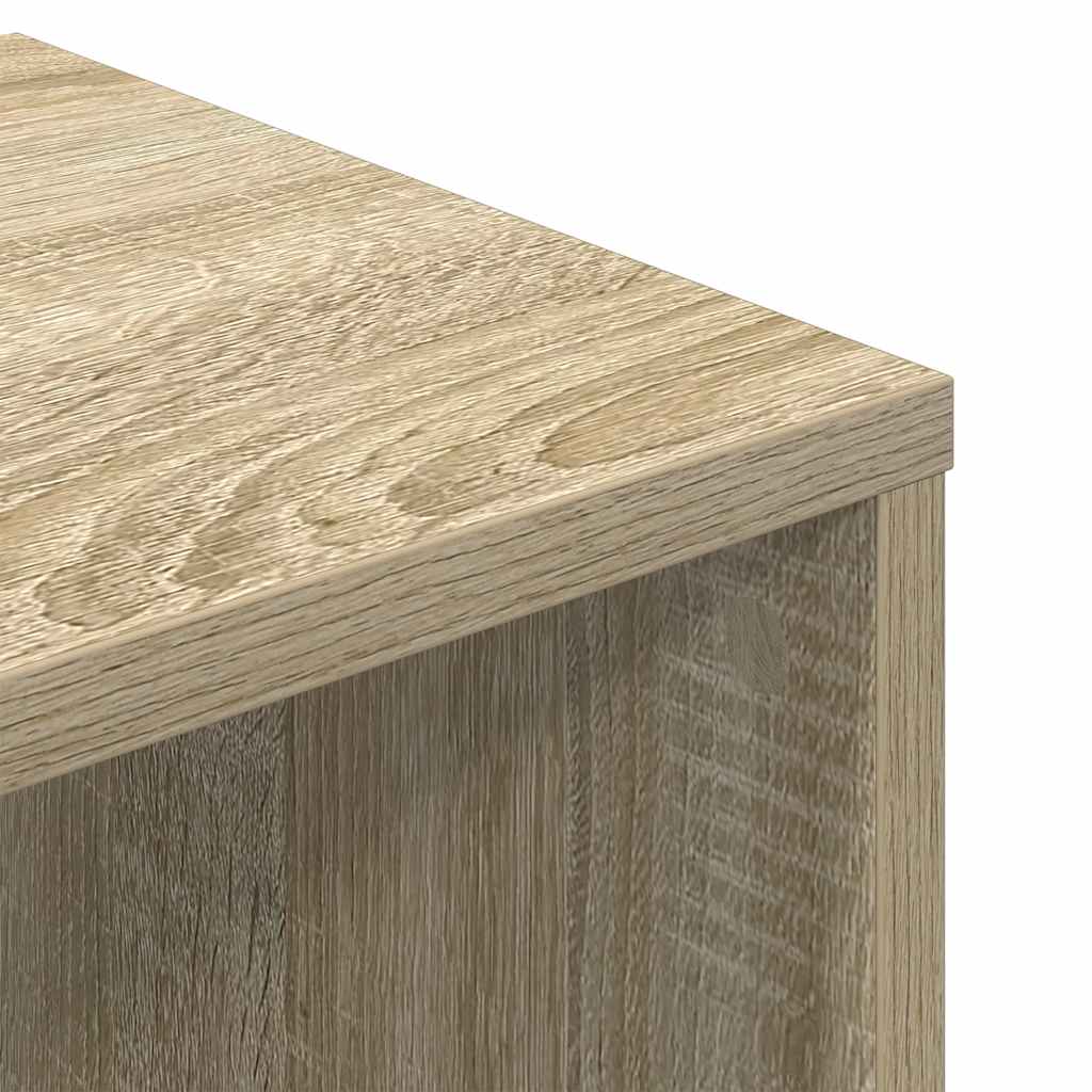 Bibliothèque chêne sonoma 34x31x112 cm bois d'ingénierie - XIOS