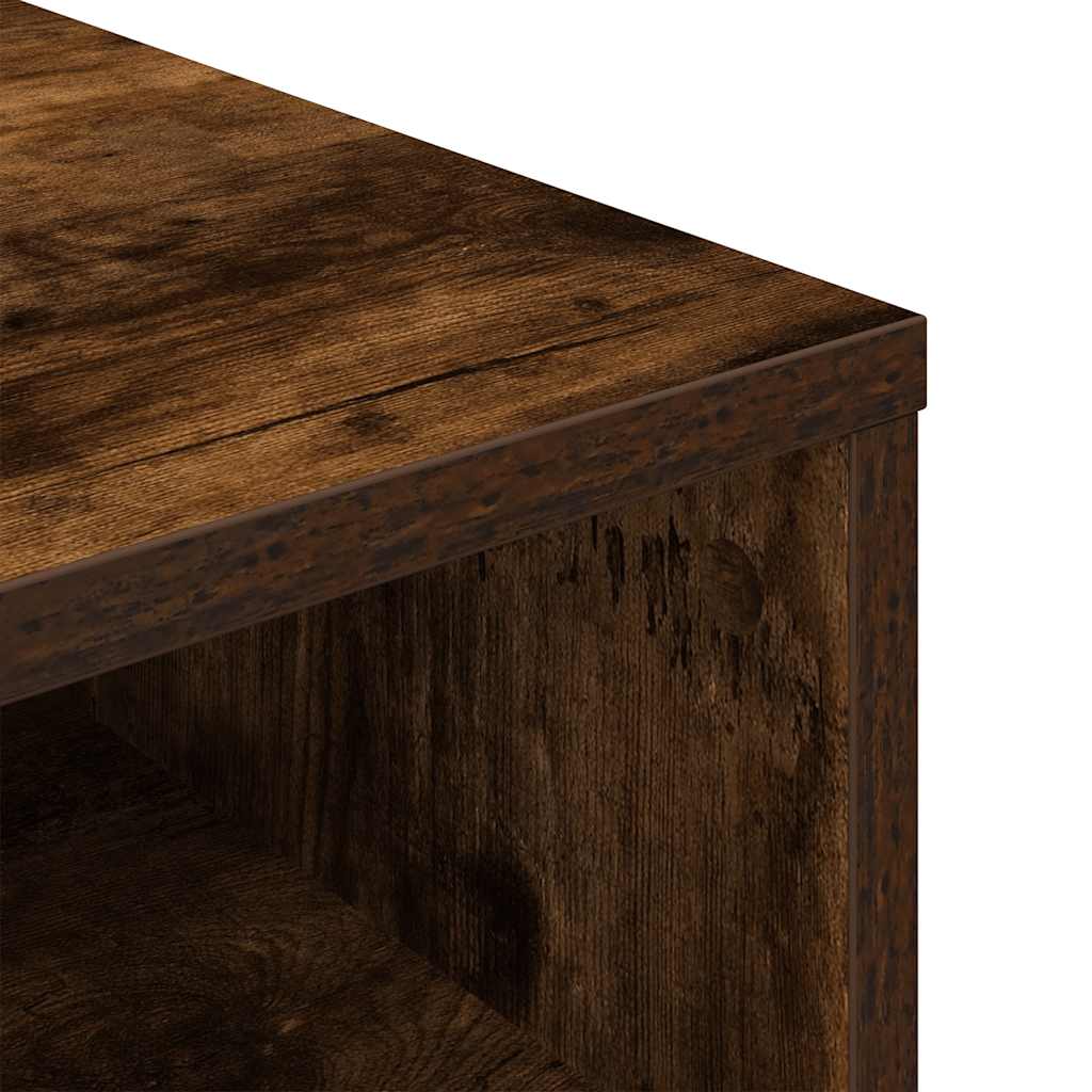 Bibliothèque chêne fumé 34x31x80 cm bois d'ingénierie - XIOS