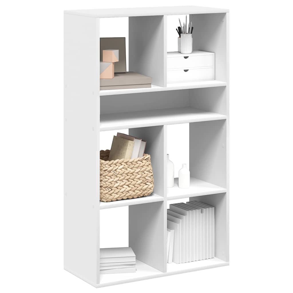 Bibliothèque blanc 66x31x112 cm bois d'ingénierie - XIOS