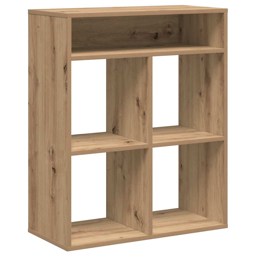 Bibliothèque chêne artisanal 66x31x80 cm bois d'ingénierie - XIOS