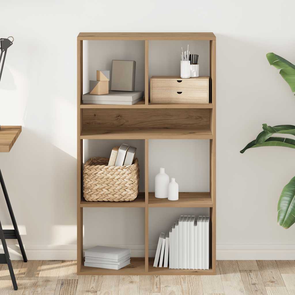 Bibliothèque chêne artisanal 66x31x112 cm bois d'ingénierie - XIOS