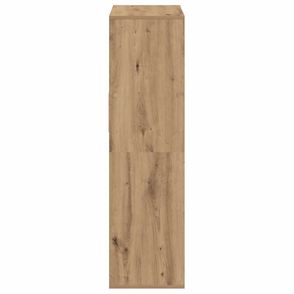 Bibliothèque chêne artisanal 66x31x112 cm bois d'ingénierie - XIOS