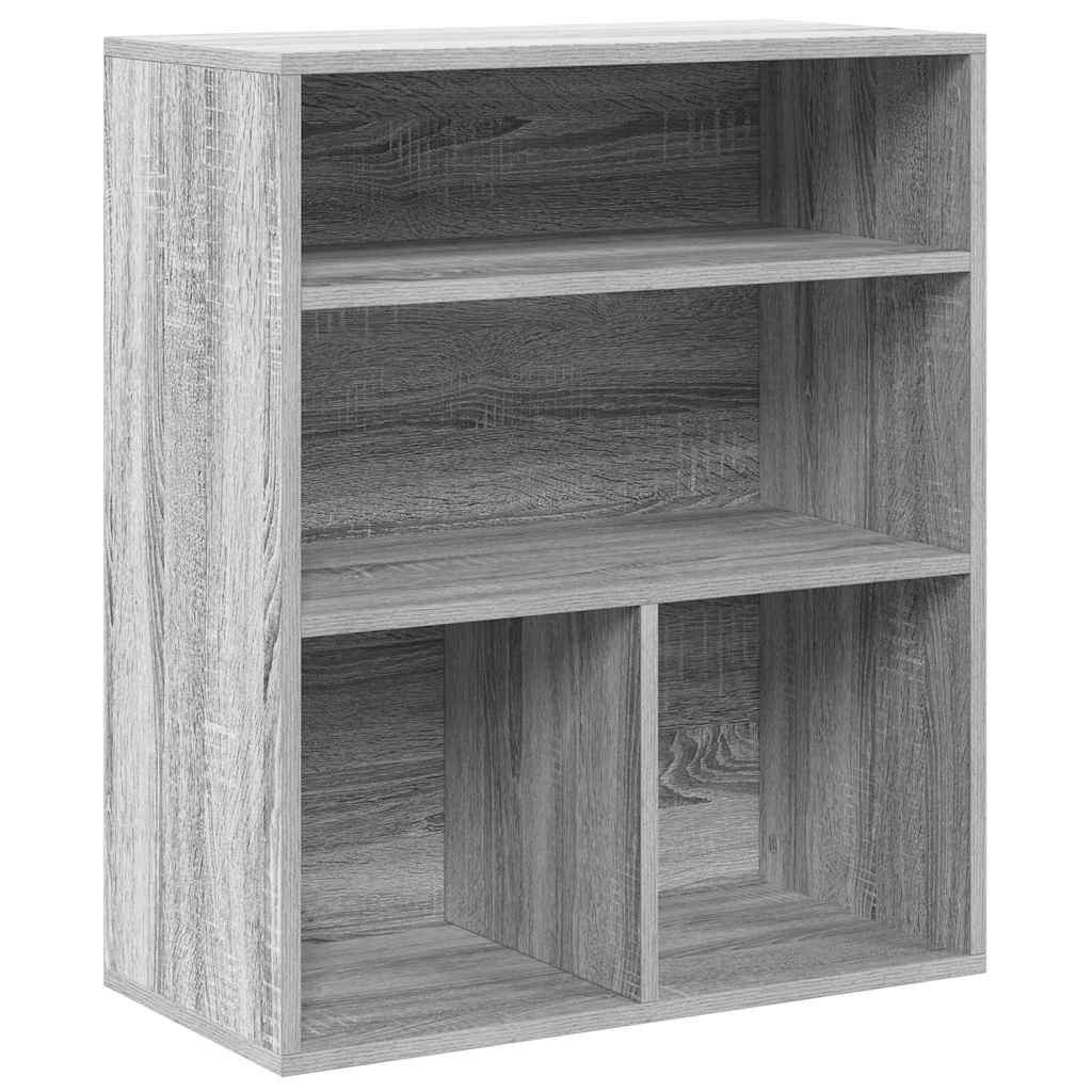 Bibliothèque sonoma gris 60x30x71,5 cm bois d'ingénierie - XIOS