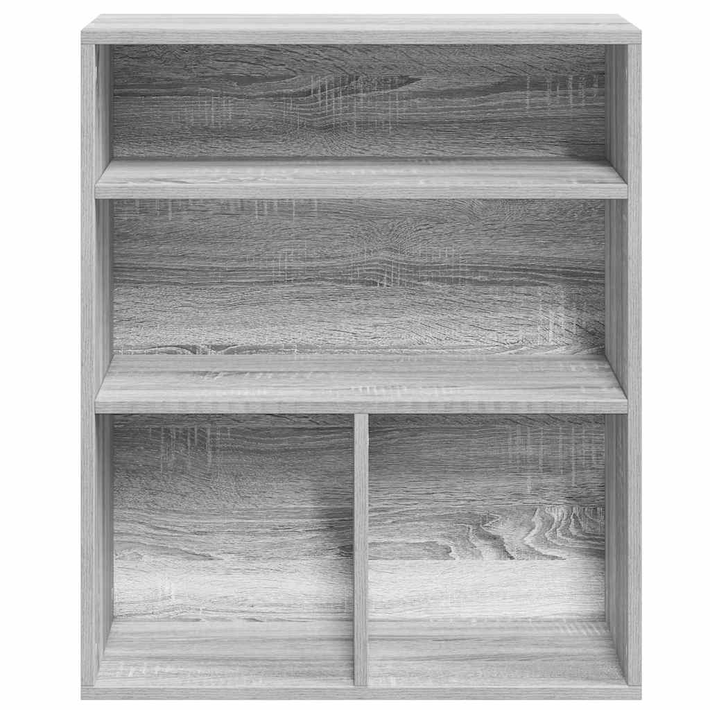Bibliothèque sonoma gris 60x30x71,5 cm bois d'ingénierie - XIOS