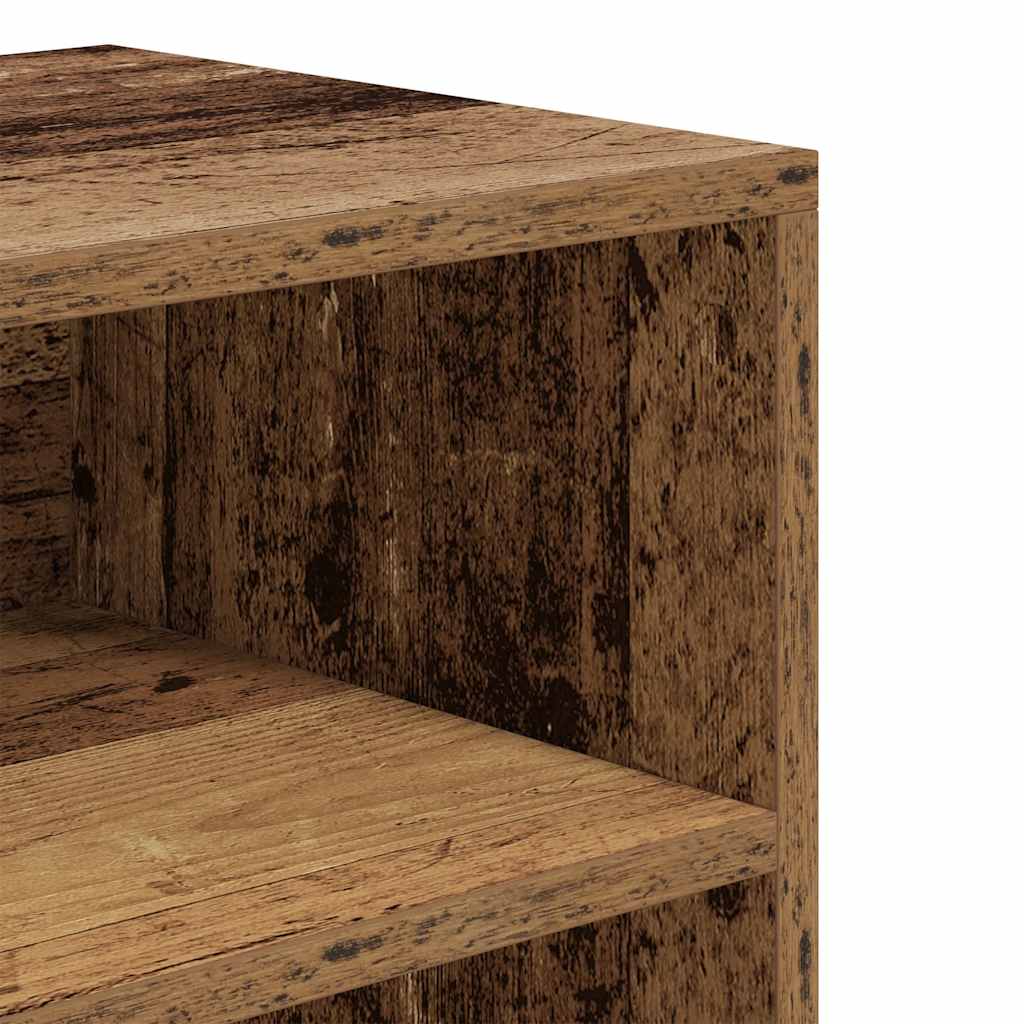 Bibliothèque vieux bois 60x30x71,5 cm bois d'ingénierie - XIOS