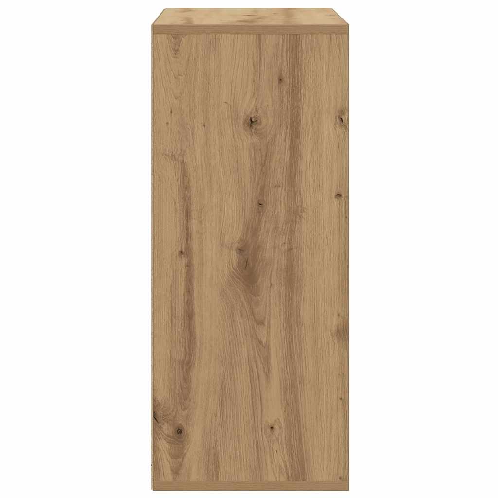 Bibliothèque chêne artisanal 60x30x71,5 cm bois d'ingénierie - XIOS
