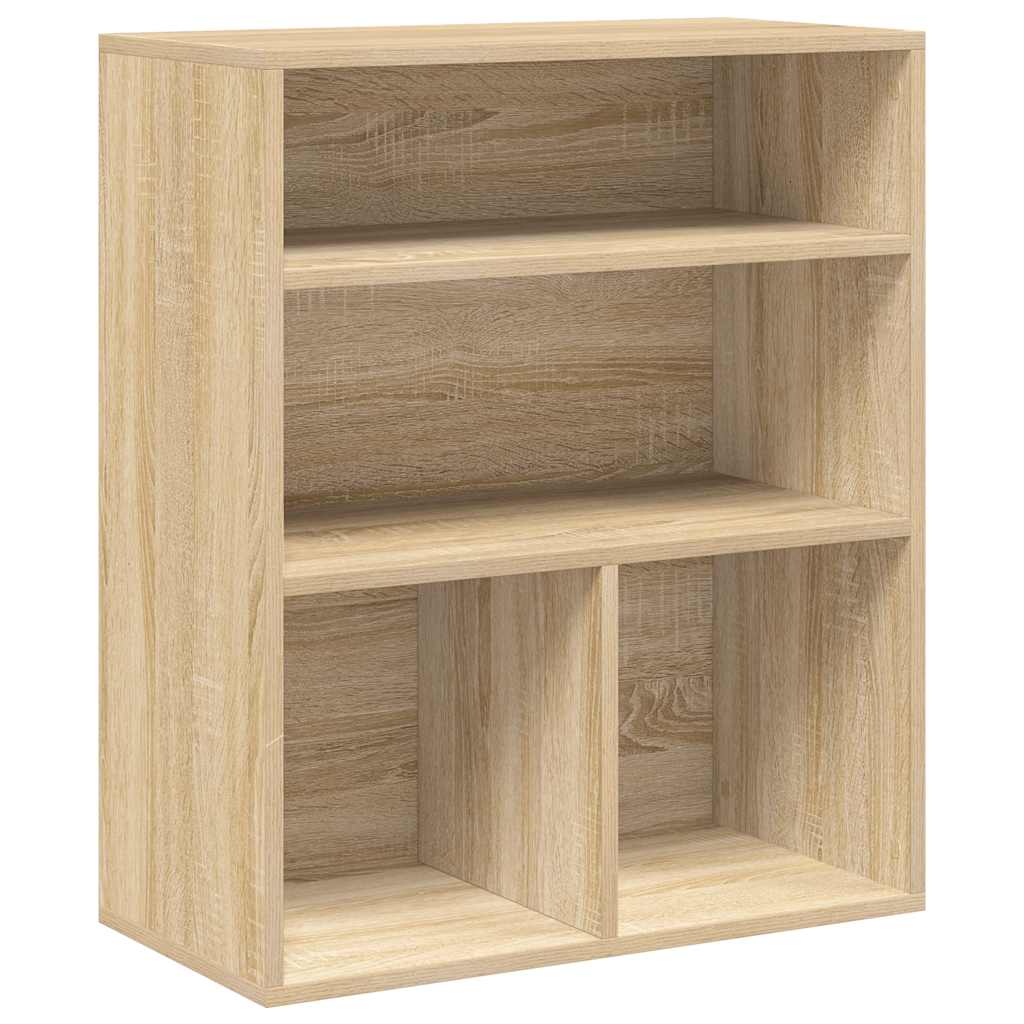 Bibliothèque chêne sonoma 60x30x71,5 cm bois d'ingénierie - XIOS