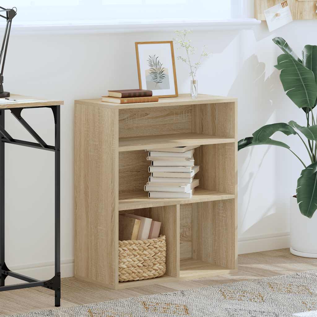 Bibliothèque chêne sonoma 60x30x71,5 cm bois d'ingénierie - XIOS