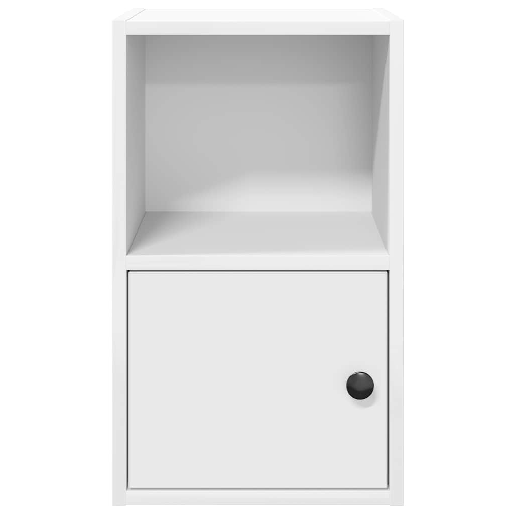 Bibliothèque blanc 31x24x52 cm bois d'ingénierie - XIOS