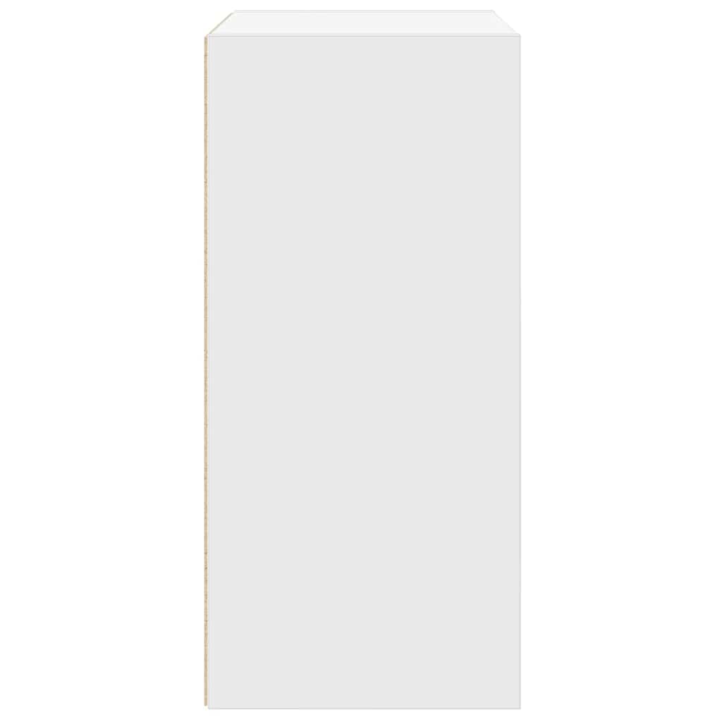 Bibliothèque blanc 31x24x52 cm bois d'ingénierie - XIOS