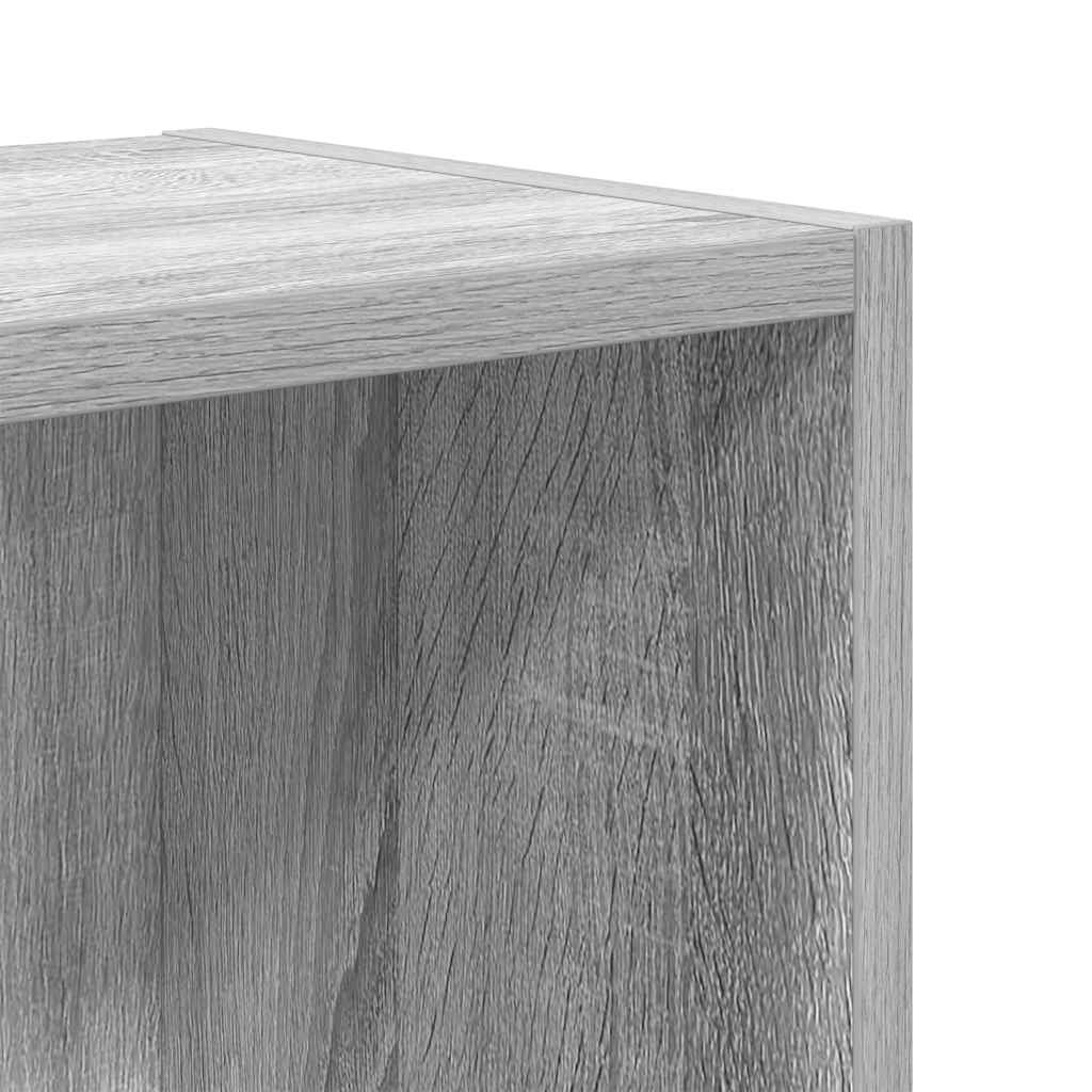Bibliothèque sonoma gris 31x24x52 cm bois d'ingénierie - XIOS