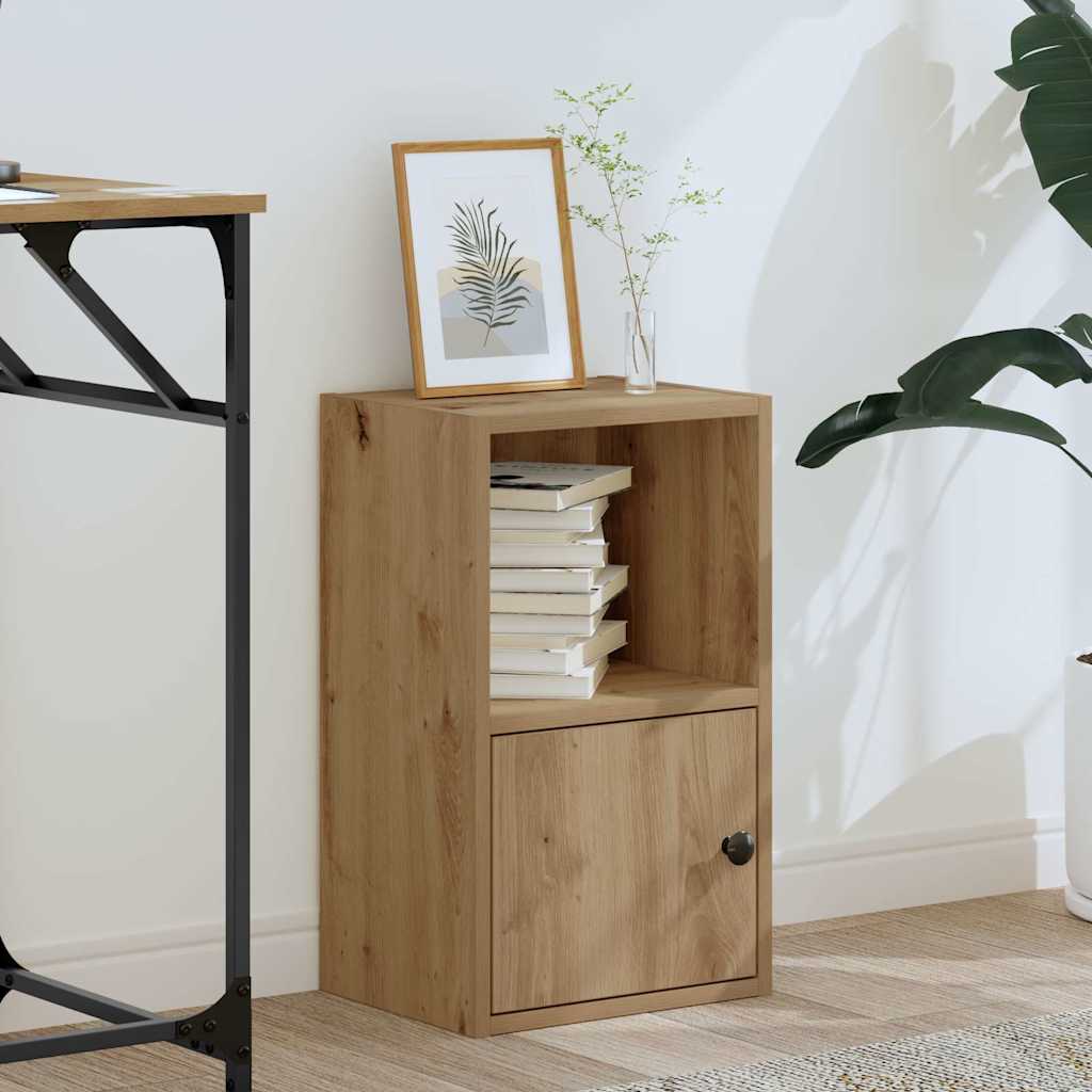 Bibliothèque chêne artisanal 31x24x52 cm bois d'ingénierie - XIOS